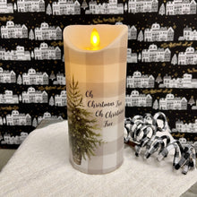 Load image into Gallery viewer, 7 inch battery Christmas tree candle