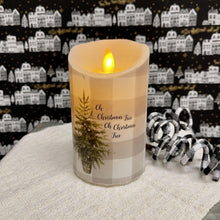Load image into Gallery viewer, 5 inch battery Christmas tree candle