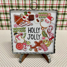 Load image into Gallery viewer, Holly Jolly Christmas Framed Art.