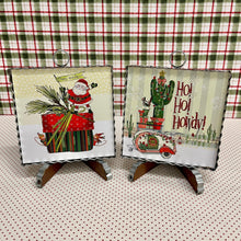 Load image into Gallery viewer, Whimsical Framed Art prints with Christmas themes.
