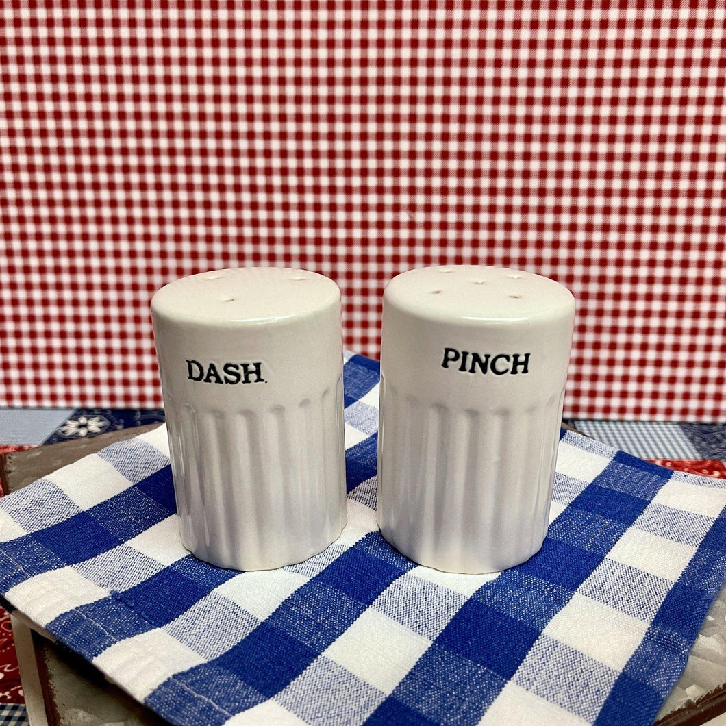 Dash & Pinch farmhouse salt and pepper shakers