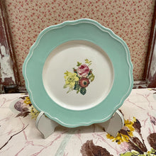 Load image into Gallery viewer, Vintage Style Decorative Plate with floral design in pastel colors.