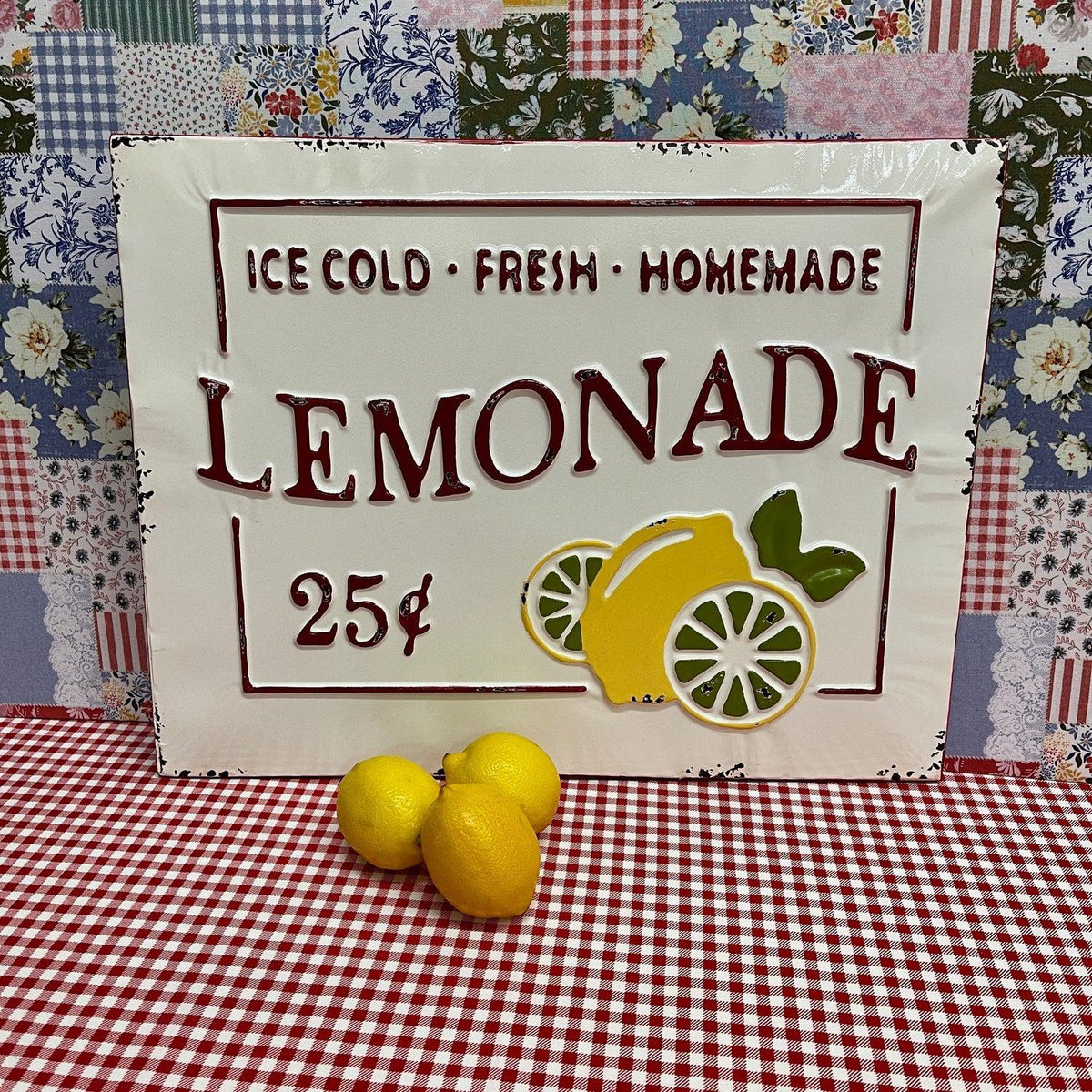 Enamel Lemonade Sign