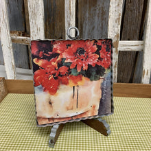 Load image into Gallery viewer, Fall framed print with basket of mums