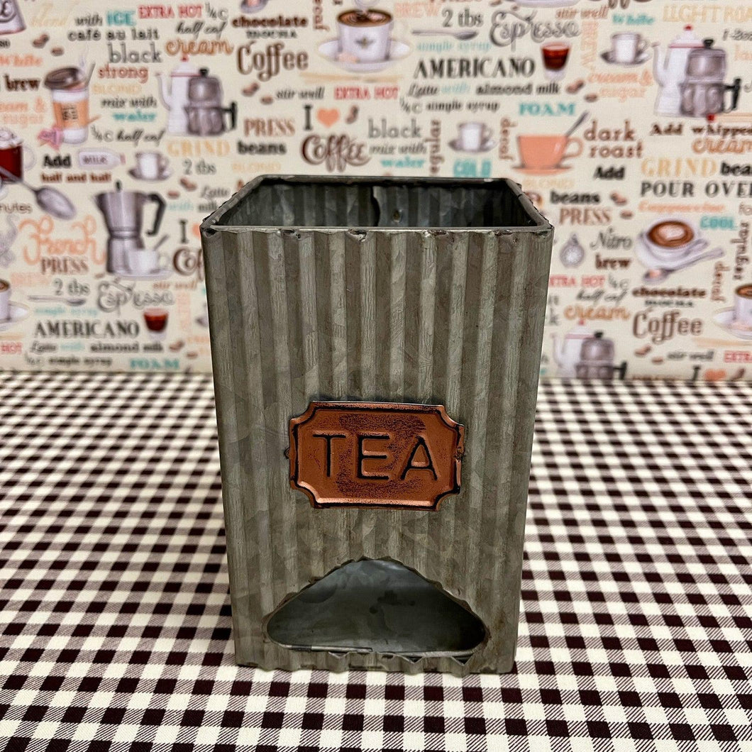 Farmhouse metal Tea Bag Holder