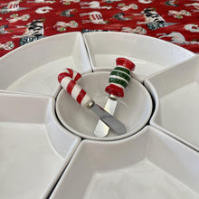 Load image into Gallery viewer, Candy cane and striped candy Christmas spreaders