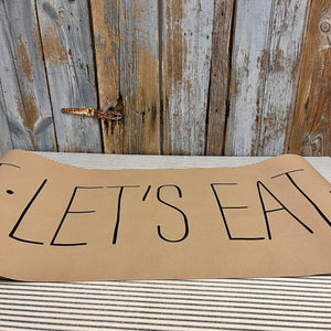 Kraft Paper Table Runner