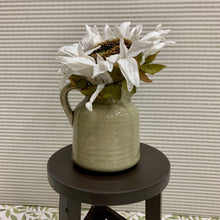 Load image into Gallery viewer, Little sage pitcher with floral stem