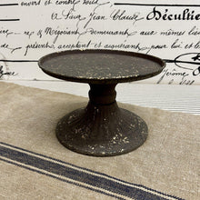 Load image into Gallery viewer, Large metal rustic pedestal candle stand