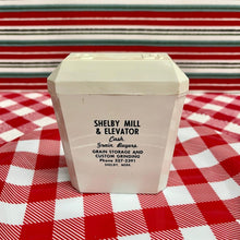 Load image into Gallery viewer, Retro Salt &amp; Pepper Shaker with local advertising.