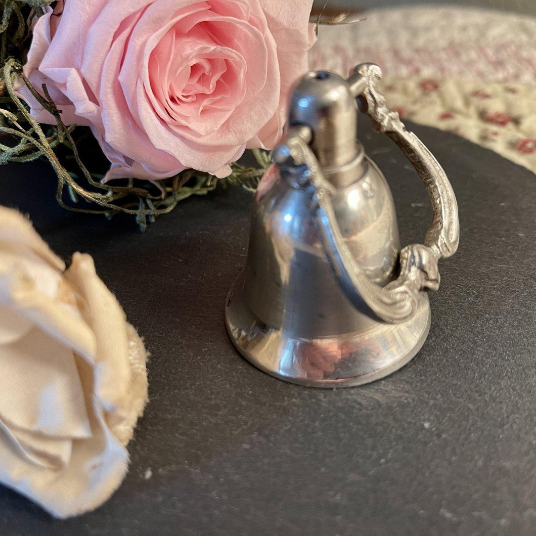 Small silver bedside bell