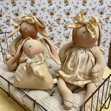 Load image into Gallery viewer, Collection of soft sculpture Easter Bunnies
