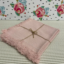 Load image into Gallery viewer, Spring, Pink Cloth Dinner Napkins in sets of four.