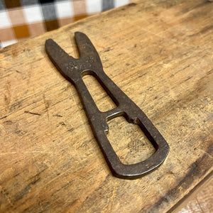 Vintage Roebling Alligator Wrench for turning steel pipes.