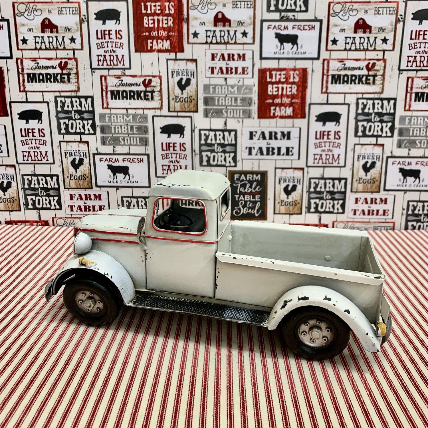 Vintage sales metal trucks