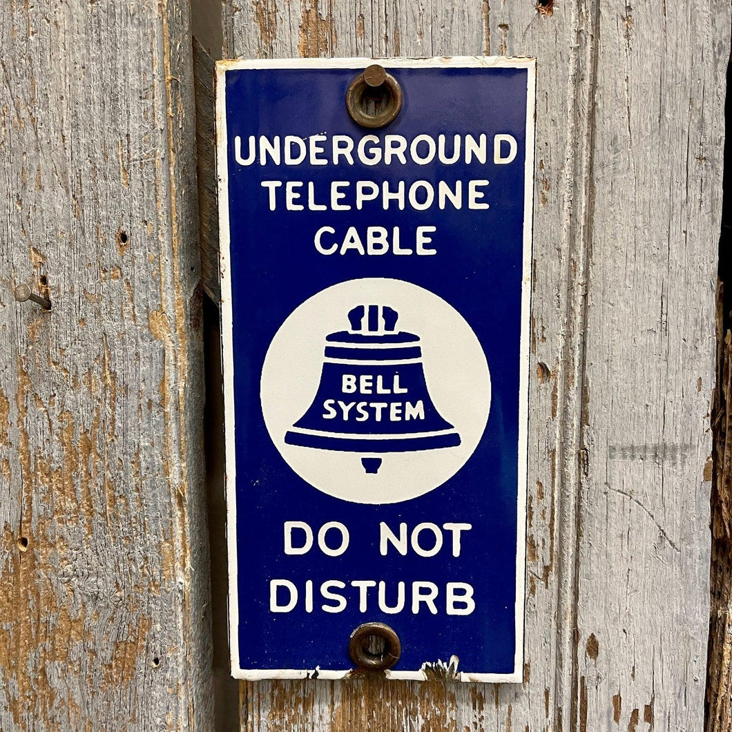 Vintage Porcelain Bell System Underground Telephone Cable 