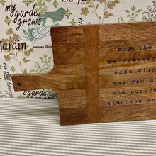 Load image into Gallery viewer, Wooden Sentiment Board for family kitchen or dining decor