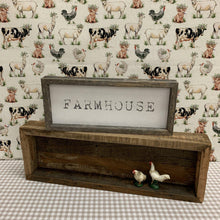 Load image into Gallery viewer, Modern farmhouse print with gray weathered frame