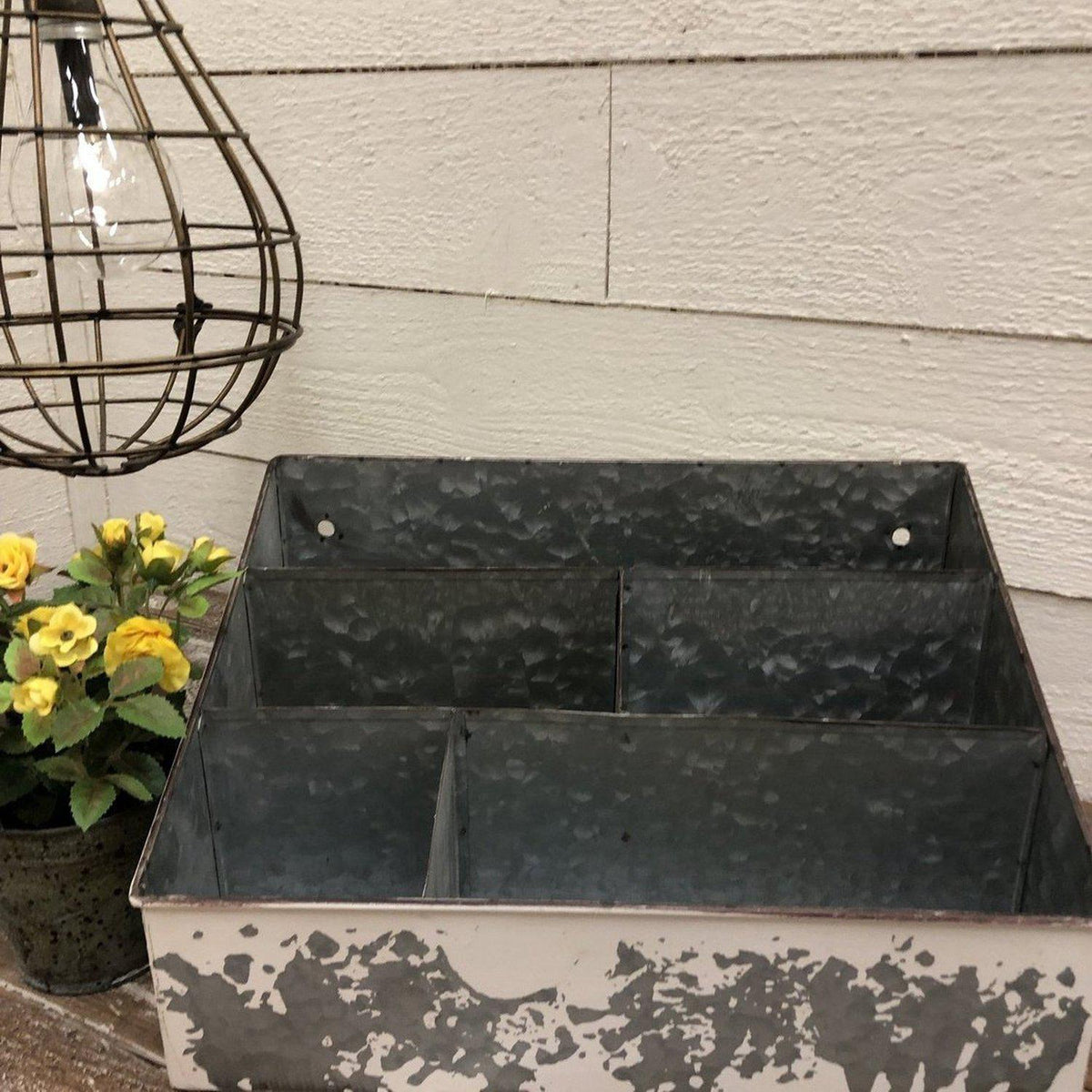 Farmhouse Caddy with a great distressed look