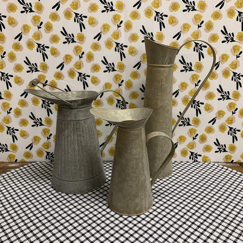 French Style Metal Pitchers