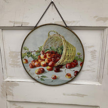 Load image into Gallery viewer, Basket of cherries vintage flue cover